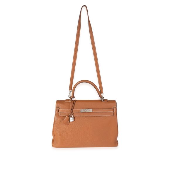 Hermès Gold Togo Retourne Kelly 35 PHW - Picture 4 of 8